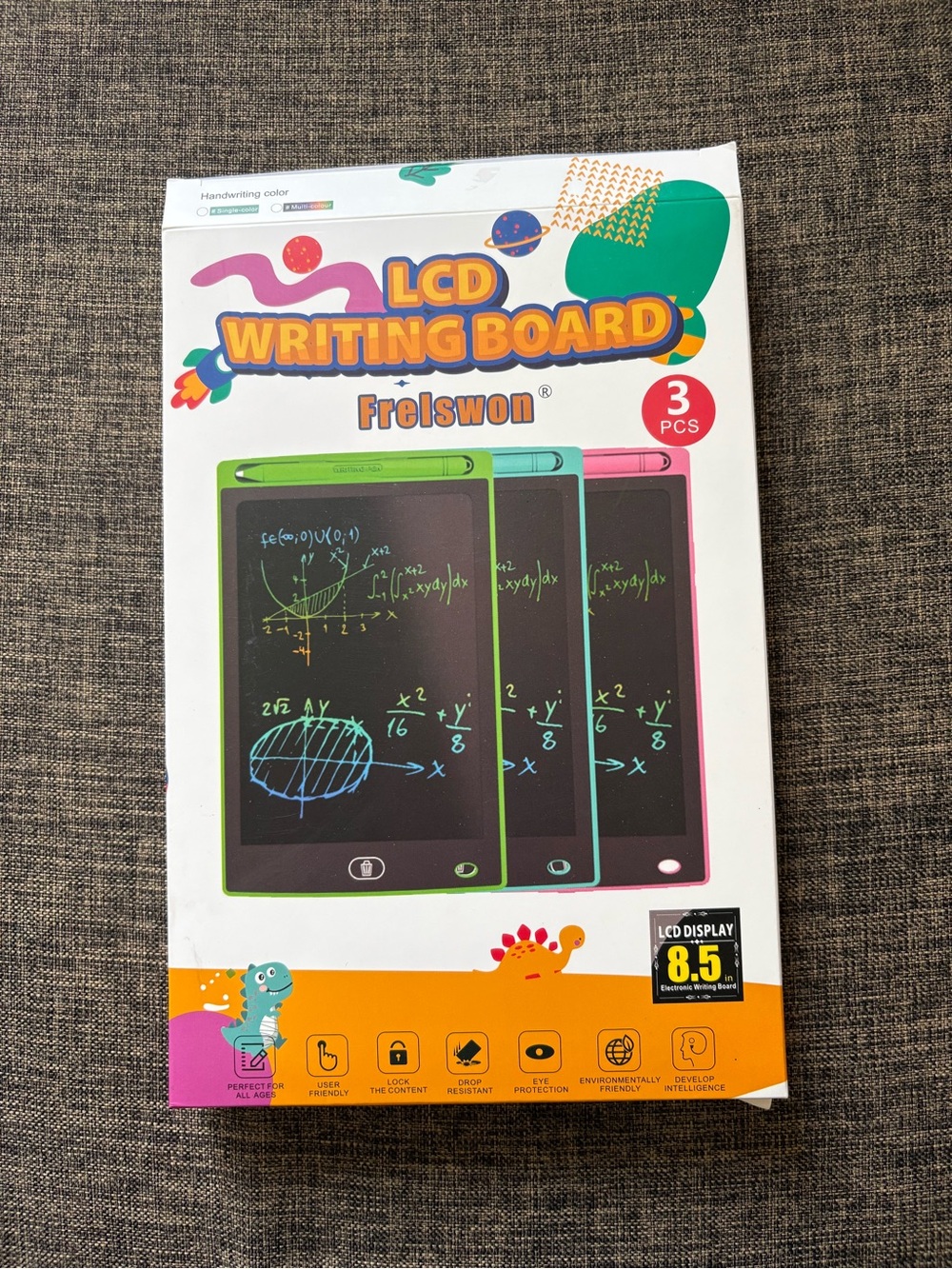 8.5" LCD Writing Board - Green/Blue (2)